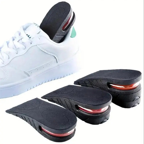 Height Boosting Invisible Insoles, Height Increasing Insole, 1 Pair Adjustable Shoe Heel Cushion for Taller Support, Absorbent Foot Pad for Ultimate Comfort and Shock Absorption, Insoles for Athletes