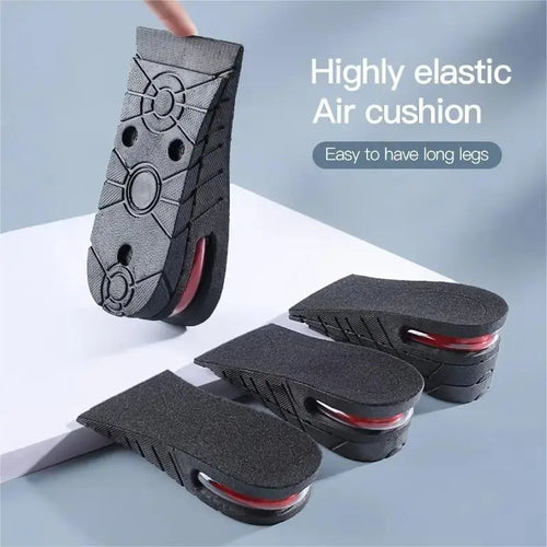 Height Boosting Invisible Insoles, Height Increasing Insole, 1 Pair Adjustable Shoe Heel Cushion for Taller Support, Absorbent Foot Pad for Ultimate Comfort and Shock Absorption, Insoles for Athletes